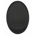 Oval Polyurethane Mouse Pad w/ Wrist Rest